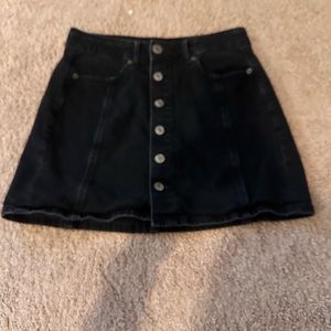 Jean skirt black